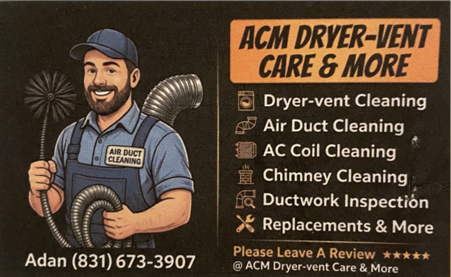 ACM Dryer-Vent Care & More business card